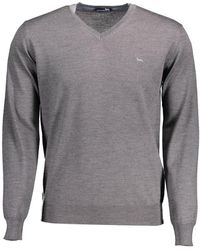 Harmont & Blaine - Gray Wool Sweater - Lyst