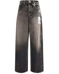 Maison Mihara Yasuhiro - Black Cotton Jeans Denim - Lyst