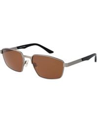 Serengeti - Gray Metal Sunglasses - Lyst