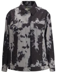 Fendi - Black Cotton Denim Jacket - Lyst