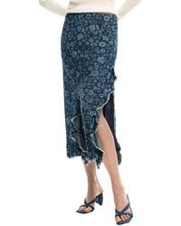 Desigual - Lyocell Long Skirt - Lyst