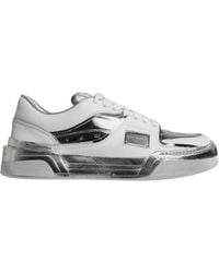 Dolce & Gabbana - Leather Low Top Sneakers Shoes - Lyst