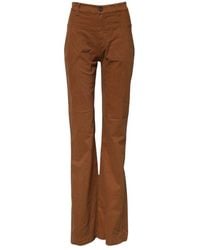 Aniye By - Brown High Waisted Flared Cut Pants - Lyst
