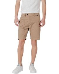 Antony Morato - Beige Cotton Bermuda Shorts - Lyst