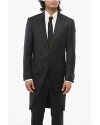 Corneliani - Virgin Wool Peak Lapel Leader Tail-Coat Blazer - Lyst