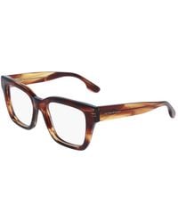 Victoria Beckham - Brown Plastic Glasses (frames) - Lyst
