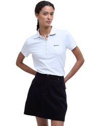 Barbour - White Cotton T - Lyst