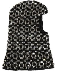 Dolce & Gabbana - Wool Crystal Embellished Balaclava Hat - Lyst