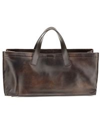 STAUD - Brown Lamb Ovis Aries Handbag - Lyst