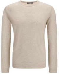 Aragona Cashmere - Beige Cashmere Sweater - Lyst