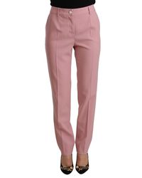 Dolce & Gabbana - Elegant High-Waisted Trousers - Lyst
