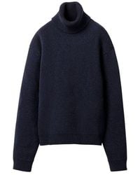 Miu Miu - Blue Cashmere Turtleneck - Lyst