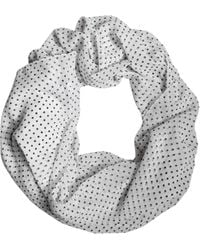 Dolce & Gabbana - Polka Dots Polyester Wrap Shawl Scarf - Lyst