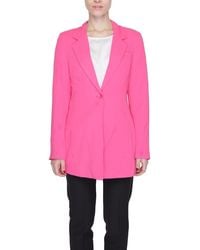 Vero Moda - Pink Polyester Blazer - Lyst