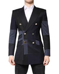 Dolce & Gabbana - Multicolor Patchwork Jacket Coat Suit Blazer - Lyst