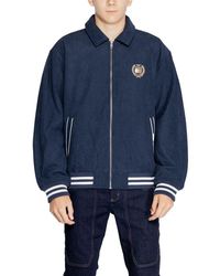 Tommy Hilfiger - Blue Recycled Polyester Jacket - Lyst
