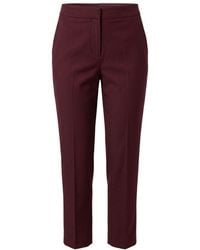Trussardi - Red Viscose Pants - Lyst