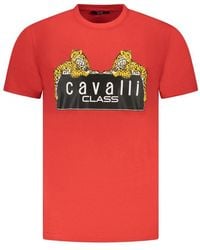Roberto Cavalli - Cotton T-Shirt - Lyst