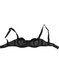 Dolce & Gabbana - Sheer Mesh Underwire Bra Underwear Polyamide Clothing - Lyst
