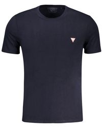 Guess - Blue Cotton T - Lyst