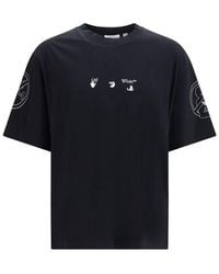 Off-White c/o Virgil Abloh - Black Cotton T-shirt - L - Lyst