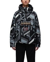 Napapijri - Bicolor Recycled Polyester Shell Jacket - Lyst