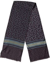 Dolce & Gabbana - Scarf Patterned Silk Neck Foulard 132Cm X 33Cm - Lyst