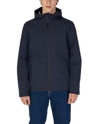 Suns - Blue Polyester Shell Jacket - Lyst