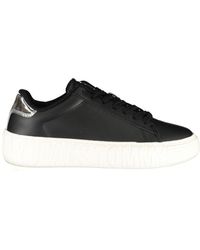Tommy Hilfiger - Elegant Lace-Up Sneakers With Contrast Details - Lyst
