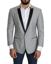 Dolce & Gabbana - Light Single Breasted Sartoria Blazer - Lyst