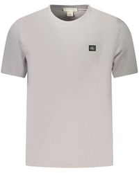 Calvin Klein - Gray Cotton Men's T - Lyst