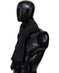 Missoni - Brown 100% Cashmere Unisex Neck Wrap Fringes Scarf - Lyst