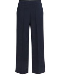 Avenue Montaigne - Blue Polyester Casual Pants - Lyst