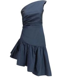 Sara Roka - Blue Polyester Cocktail Dress - Lyst