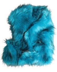 Dolce & Gabbana - Blue Modacrylic Fur Bucket Capello Hat - Lyst