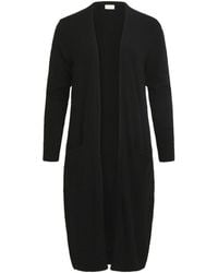 VILA CLOTHES - Black Nylon Cardigan - Lyst