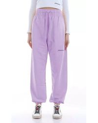 hinnominate - Purple Cotton Jeans & Pant - Lyst