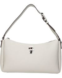 KARL LAGERFELD - Shoulder Bags Leather And Cement - Lyst