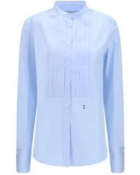 Fendi - Blue Cotton Dress Shirt - Lyst