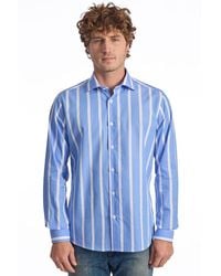 Baldinini - Light Blue Cotton Shirt - Lyst