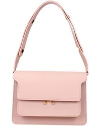 Marni - Pink Leather Shoulder Bag - Lyst