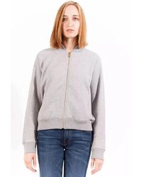 GANT - Gray Cotton Sweater - Lyst