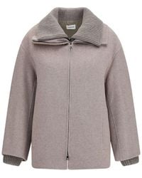 P.A.R.O.S.H. - Beige Wool Oves Aries Full - Lyst