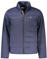 Tommy Hilfiger - Blu Poliammide Men's Jacket - Lyst