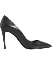 Dolce & Gabbana - Black Patent Leather Heels Pumps Shoes - Lyst