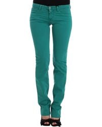 CoSTUME NATIONAL - Straight Leg Jeans Green Sig12463 - Lyst