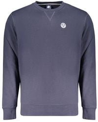 North Sails - Blue Cotton Men's Sweatshirt - Lyst