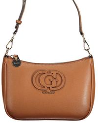 Guess - Marrone Poliuretano Handbag - Lyst