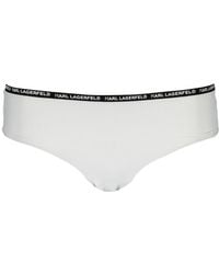 KARL LAGERFELD - White Polyamide 's Swim Brief - Lyst