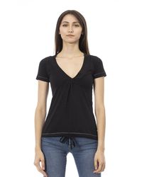 TRUSSARDI ACTION - Black Cotton T - Lyst